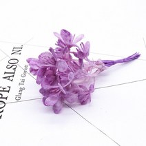 벚꽂 조화 혼합 녹색 식물 꽃 체리 수술 열매 번들 크리스마스 웨딩 케이크 상자 화환 68 개, 23 22