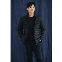 브렌우드 코오롱패션 경량 구스다운 셔츠형 점퍼BRUAW22451BKX