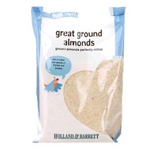 Holland & Barrett H&B 홀랜드앤바렛 그레잇 그라운드 아몬드 가루 350g 분말 파우더 Ground, 1개