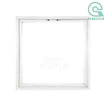 금강산업 알루미늄 컬러 점검구(나사형)(400mm) (1EA), 반광, 화이트, 1개