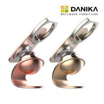 다니카 원터치 스마트폰 차량용 거치대 GC-007, 핑크