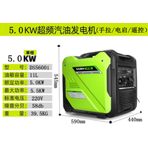 소형발전기 캠핑용발전기 무소음발전기 Saden 발전기 휴대용 가솔린 220v 음소거 소형 가정용 야외 자동차 차량 주파수 변환 2 3000kW, 5500W 디지털 가변 주파수 무음 발전기