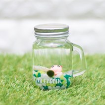 미니가든 손잡이(소) 마리모 DIY 세트 마리모포함 단체실습 마리모세트, 색돌1.흰색