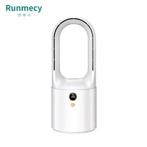 런메시 Runmecy 스탠드형 날개없는 선풍기, 화이트