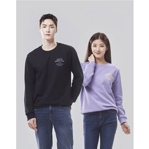 [게스] 유니 앞뒤 레터링로고 맨투맨 NM3K0162