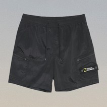 내셔널지오그래픽 유니 카고 포켓 버뮤다 팬츠 CARBON BLACK N222UBS430