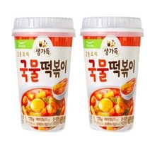 2분조리 국물떡볶이 매콤달콤 즉석용기컵 170g x 8개, 상세페이지 참조