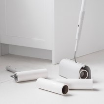 생활백서 스탠드형 테이프 클리너 3단핸들 + 리필, 본체 + 리필 3개 ( 총 3개 )