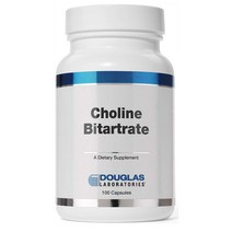 더글라스 랩 Douglas Laboratories 주석산 수소 콜린 Choline Bitartrate 100캡슐, 1세트, 1세트