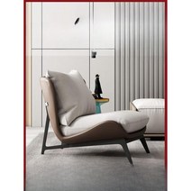 코너형쇼파 편한1인용쇼파 야외 테라스 발코니 라텍스, 무지 칼라 도브/무지 그레이 사이드 체어