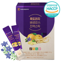 도라지청 배 생강 스틱 100개 도라지즙 배도라지 스틱 배즙 100프로 국산 구증구포 흑도라지 국내산 주스 스틱 효능 추천, 10g, 2개