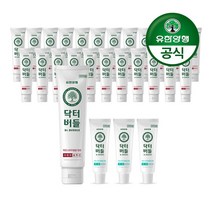유한양행 닥터버들 시린이케어 치약 100gx24개+여행용 치약 20gx3개, 단일옵션