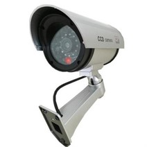 방범용 CCTV 모형 감시카메라 LED 작동 외부 야외, 단일옵션