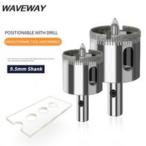 마블 커터기 판넬 절단기 석재 절단 코팅 드릴 비트 세트 삼각형 타일 대리석 유리 세라믹 구멍 톱 오픈 코어, 65mm