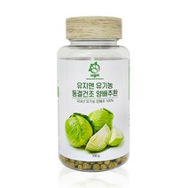 유지앤 유기농 동결건조 양배추환 100g, 1개