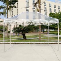 주차천막 야외용 접이식 이동식 자바라 좌판대 쉘터 행사 농막 차고지텐트 가제보 차고지 근로자쉼터 방풍비닐 46 야외 간이 투명 햇빛방 꽃집 정원 네 발 우막 접기 큰 바비큐 방우, 규격 없음, 2x3 굵은 킹콩