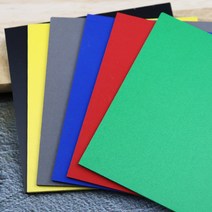 포맥스판 재단 5T 컬러 노랑 주문 제작 가공 5mm, 5T 노랑 90 x 40cm