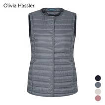[올리비아하슬러] 베이직 덕다운 경량 베스트