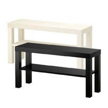 [이케아] LACK 라크 TV 장식장/선반/다이/콘솔/벤치/진열/수납/소파/커피테이블, 색상:블랙브라운_702.432.98