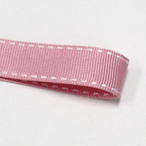 카네이션리본 선물포장리본 꽃포장리본 골지 스티치 리본 (폭 5mm 길이90m)(폭 10mm/15mm 길이 45m), 18(로즈핑크)