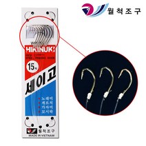 가자미 노래미 세이고 세이코 묶음바늘 낚시바늘 채비
