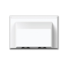 원하 Ti1 접지 2구 가로형 방우 콘센트, 4개