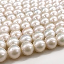 10mm 라운드 담수 진주목걸이 만들기 원석 천연석 비즈 팔찌 DIY 재료 부자재