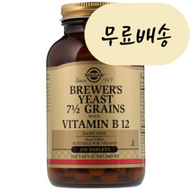 이롭가게 솔가 맥주효모 이스트 250정 비타민B군 수용성비타민 활성 그레인스 위드 비타민 B12, 1개