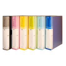 현풍 PP 칼라 클리어화일 크리어화일 100P 100매 인덱스 A4 4100, 1.블랙