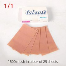KOVAX핸드 그라인딩 카드 66x110mm 샌딩 사포 페인트 먼지 부분 제거 페인트 플로우 행잉 샌딩, 1500 grit 1 box