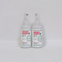 무무스가드 플러스액 60ml 2개 모기기피제 로하스인증 천연 아카리딘15% 야외 캠핑 공연장 산책 낚시