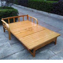 대나무 평상 조립식 평상 실내 옥상 시트 야외 간이, 두꺼운 강화 1.2 x 2m