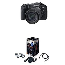캐논 Canon EOS RP 풀프레임 미러리스 렌즈 교환식 카메라 RF24-105mm F4-7.1은 STM 키트 - RP용 소형 경량 블랙 액세서리 스타터 키트입니다, w/ RF 24-105mm STM lens_w/ Acc
