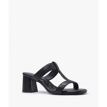 [주문제작] 뮬 스퀘어솔 램스킨 퀼팅 6CM S23M005