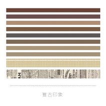 건축 제도 용품 10 개/몫 Kawaii Washi 테이프 세트 마스킹 종이 사무실 일기 용품 스크랩북 편지지, 04 D