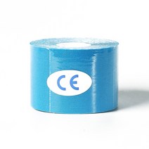 빅발리볼 배구공 피구공 족구공 하이큐 윌슨 kinesiology 테이프 스포츠 육상 탄성 무릎 보호대 지원 팔꿈치 보호대 패드 배구 붕대 kinesio Fixer 테이프 팔찌, 블루 W, 5cmX5m