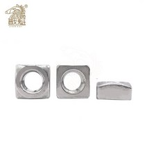 A2 스테인리스 스틸 사각 너트 Din557 M3 M4 M5 M6 M8 M10 M12 5-50 개, M6-20PCS