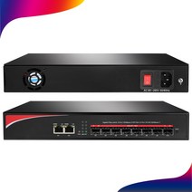 넥스트 8포트 기가 SFP 광스위치 + 2TP 업링크 스위칭 허브, NEXT-2008SFP-TP