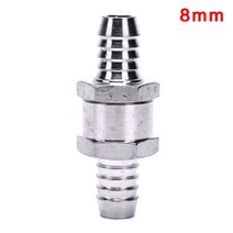 1pc 편도 6/8/10/12mm 4 크기 알루미늄 합금 연료 비 반환 체크 밸브 다시 밸브에서 방지합니다, 02 P2
