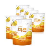 피죤 섬유유연제 리필 2300ml 옐로미모사 6개, 피죤 섬유유연제 리필 2300ml 옐