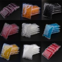 마사지의자 마사지베드 마사지기계 소형안마의자 재사용 가능한 유연한 젤 비즈 열 콜드 핫 팩 5 개 허리, 05 Yellow