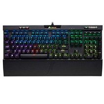 Corsair 미국출고-CORSAIR K70 RGB MK.2 기계식 게임용 키보드 - USB 패스스루 및 미디어 제어 - 선형 및 무음 - Cherry MX 사일런트 - RGB LED 백라이트-171232, 01.건반, 01.RGB
