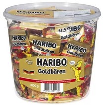 하리보 골드베렌 곰 젤리 1 000g, 100개, 10g