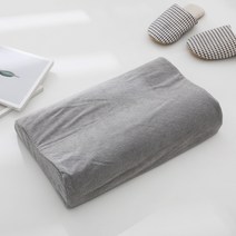 홈메이드 메모리폼 베개 라텍스 경추 목베개 13종, 극세사-그레이, 1개