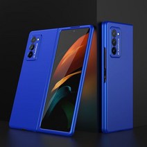 갤럭시 z 폴더 4 럭셔리 슬림 케이스 for samsung galaxy z fold 4 3 2 case 매트 하드 플라스틱 전화 케이스 for z