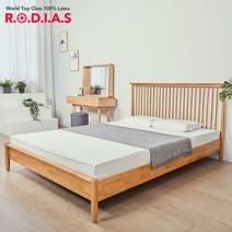로디아스 천연라텍스 통몰드 매트리스 토퍼 6cm 싱글