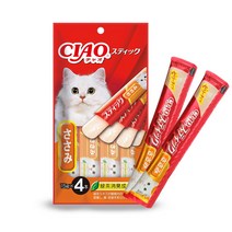 이나바 챠오츄르 닭가슴살 스틱 14g 40개(10봉)(123) 고양이 마약간식