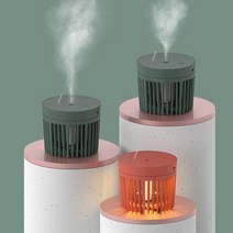 OJU015820가습기 초음파 LED 침실 무드등 책상 사무실 미니, 레드