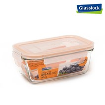 글라스락 라인 내열강화유리 직사각 밀폐용기 480ml, 1개, 단품