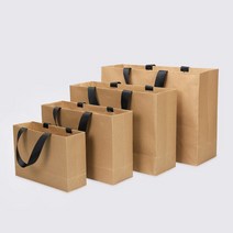 페달 블랙박스 포장박스/선물상자 리본 손잡이가 달린 흰색 쇼핑백 블랙 크래프트 종이 가방 크리스마스 웨딩 의류 신발 선물 상자 비즈니스 포장, kraft+38x27cmx12cm+OTHER